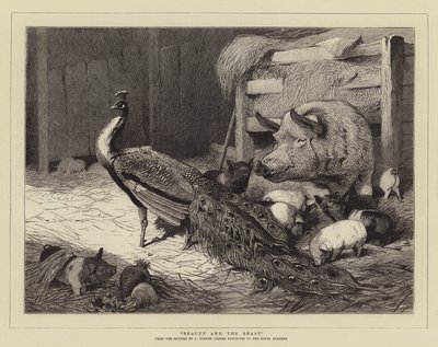Belle en het Beest door Charles Burton
